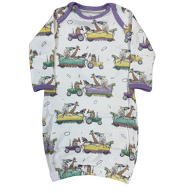 Nola Tawk Krewe Zoo'd It! Organic Cotton Gown
