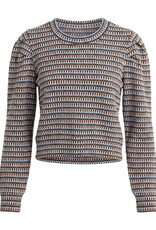 Pleat Peyton Top, Toffee/Glacier