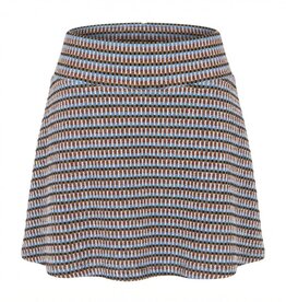 Pleat Libba Skirt, Toffee/Glacier