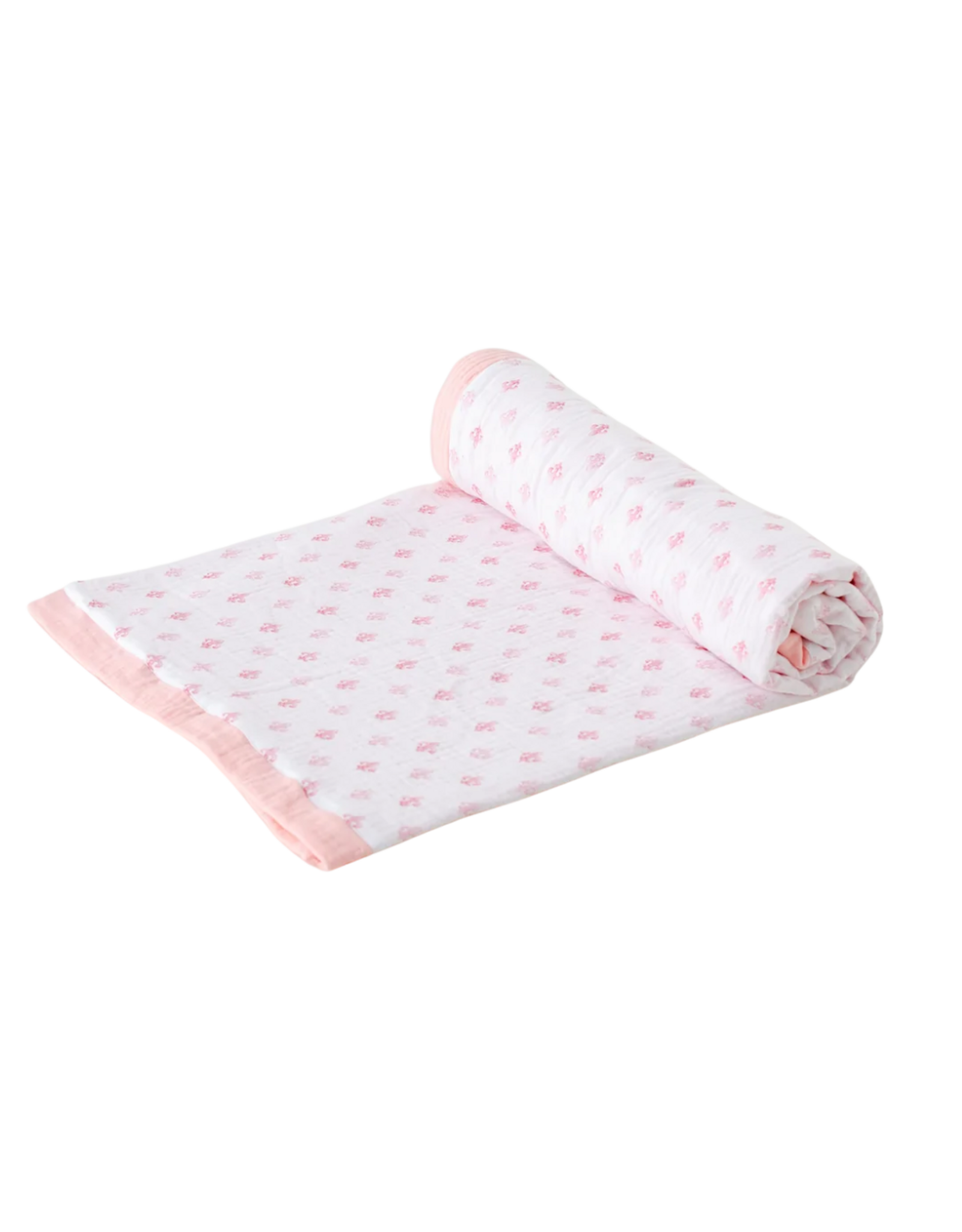 Nola Tawk Fleur de Rose Organic Muslin Cloud Blanket