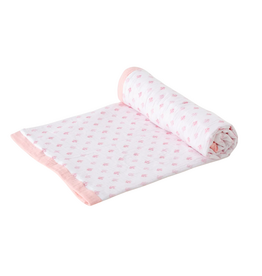 Nola Tawk Fleur de Rose Organic Muslin Cloud Blanket
