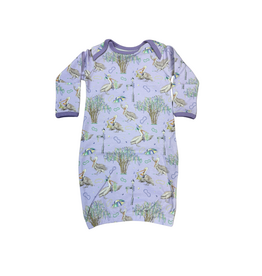 Nola Tawk Feathers & Floats Organic Cotton Gown NB