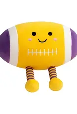 Nola Tawk Purple & Gold Football SquishySnuggle Plushie