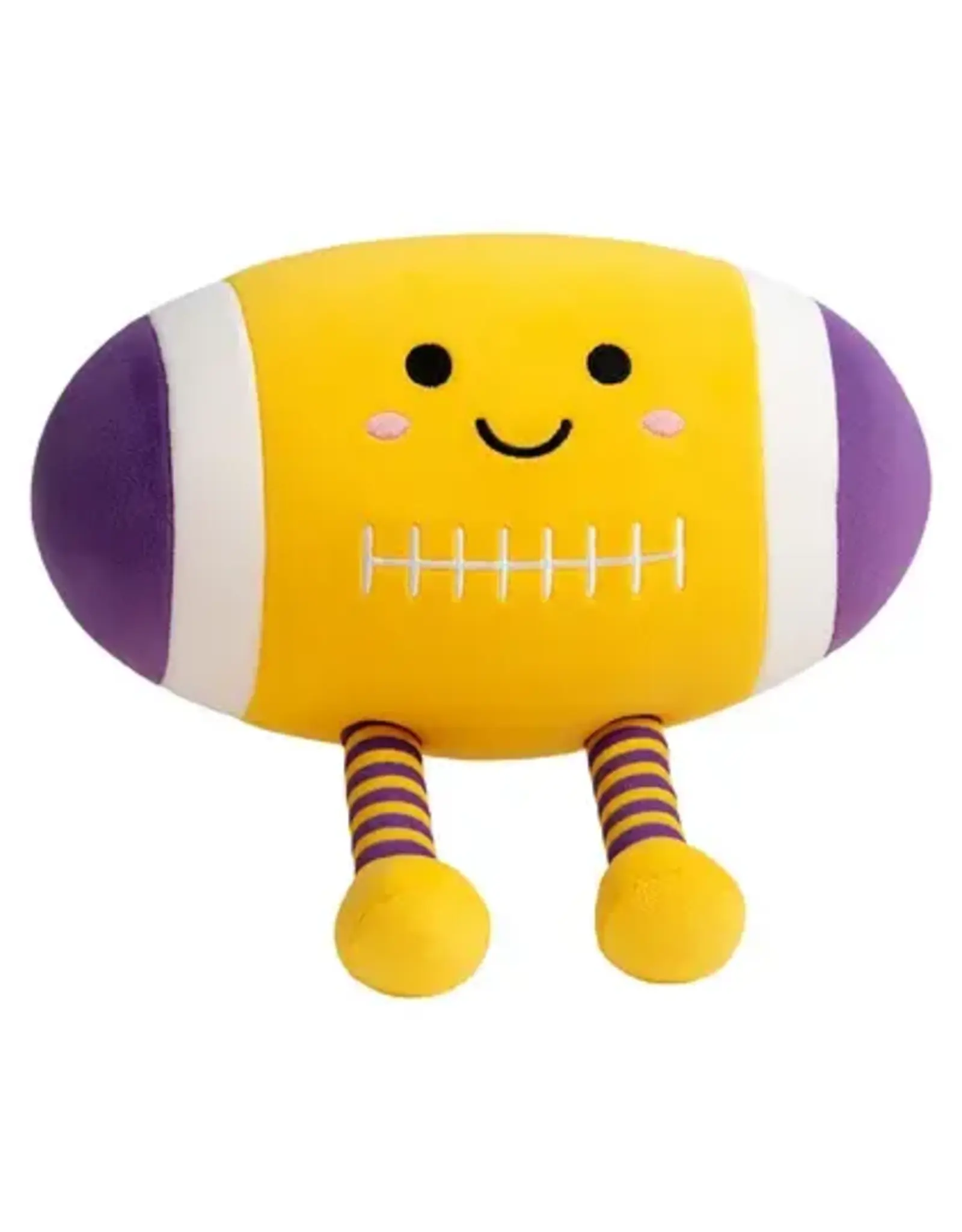 Nola Tawk Purple & Gold Football SquishySnuggle Plushie