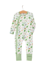 Nola Tawk Go Wild Organic Cotton Pajama Zip-Up