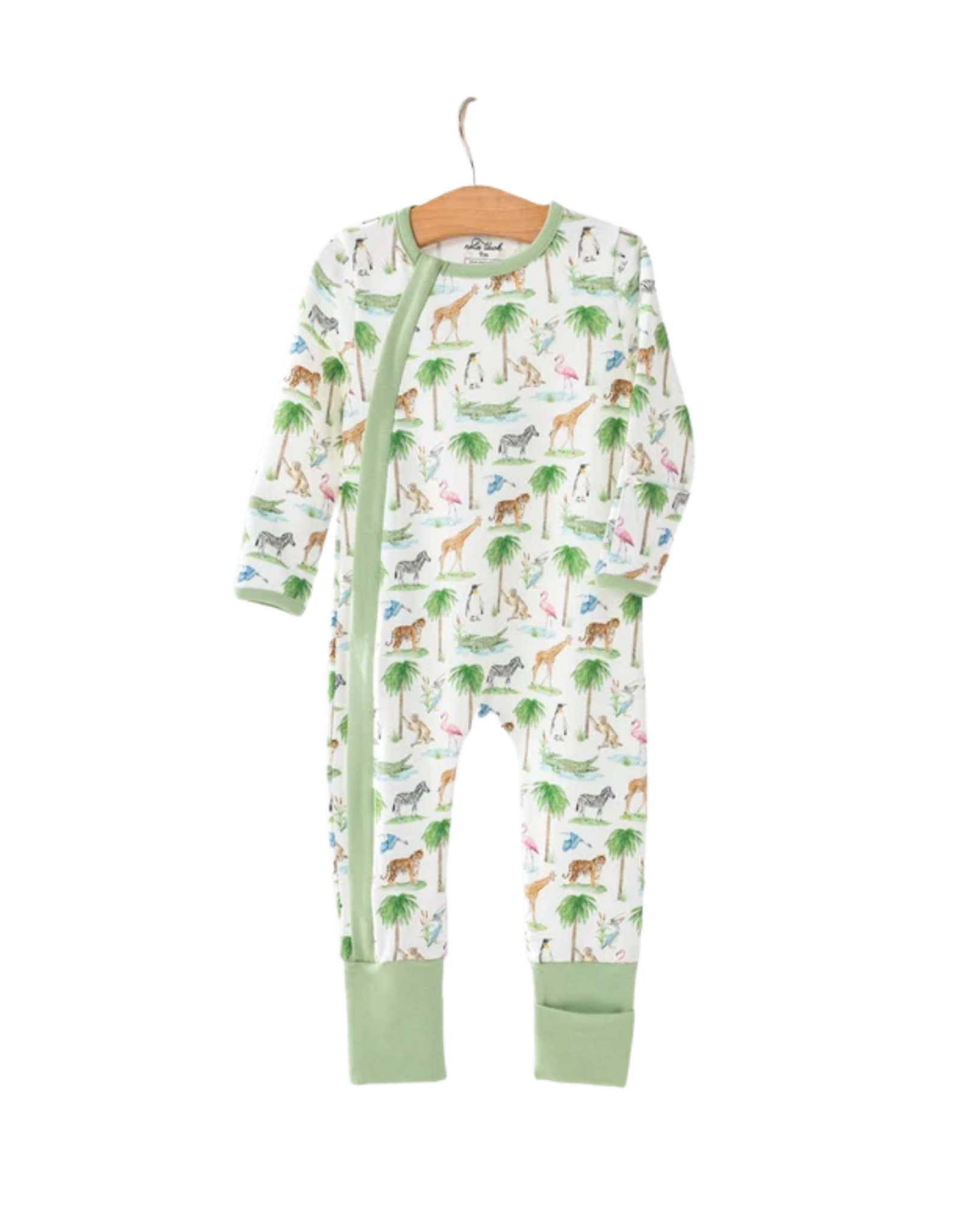 Nola Tawk Go Wild Organic Cotton Pajama Zip-Up