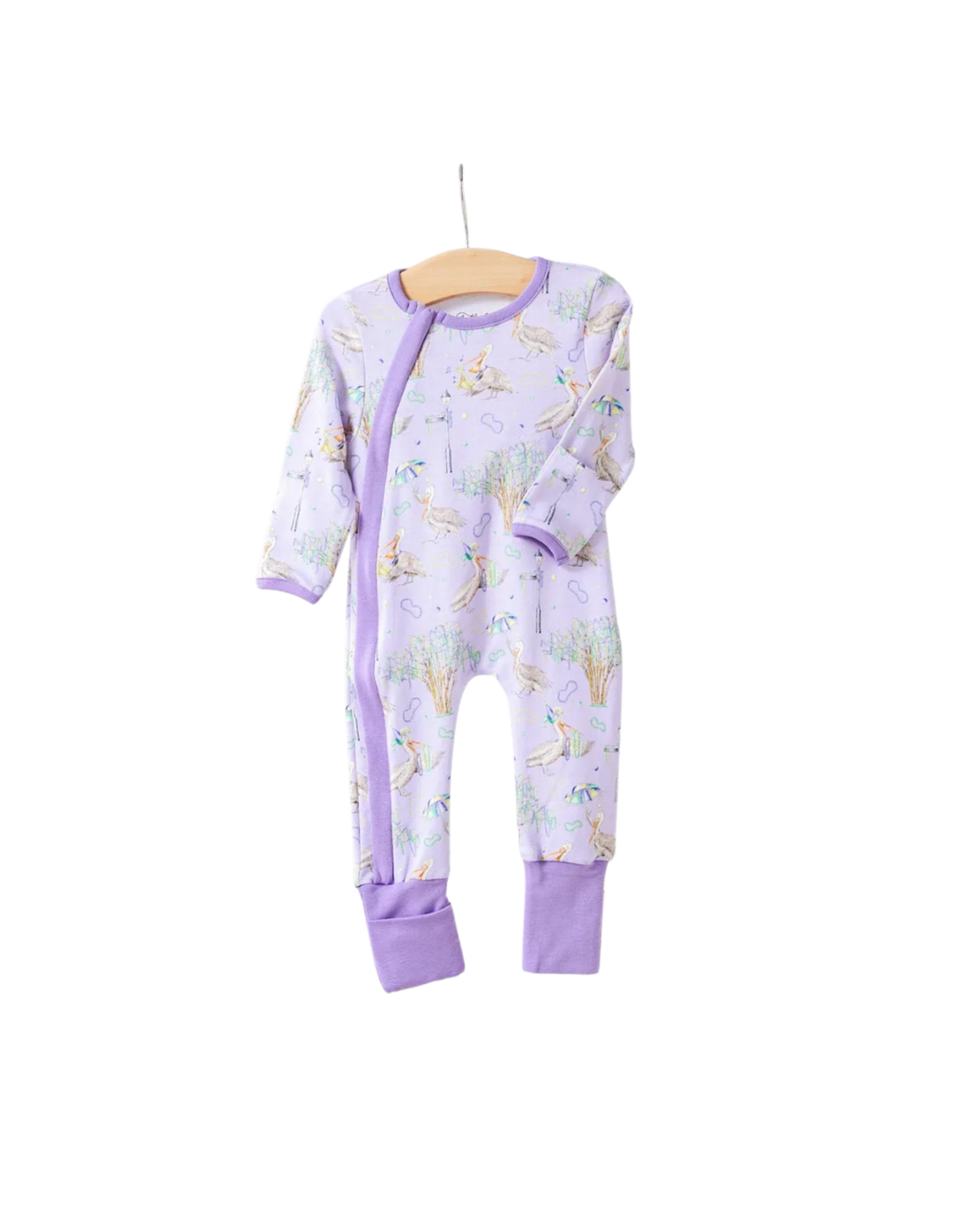 Nola Tawk Feather & Floats Organic Cotton Zip-Up