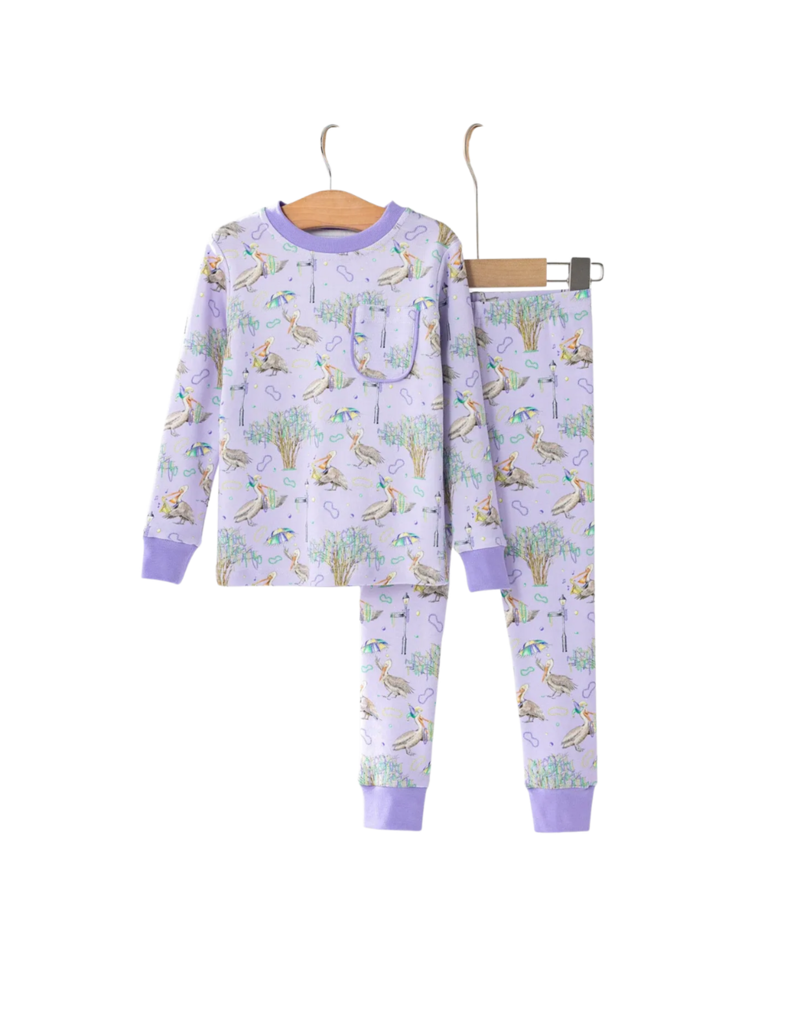 Nola Tawk Feather & Floats Organic Cotton Kids Pajama