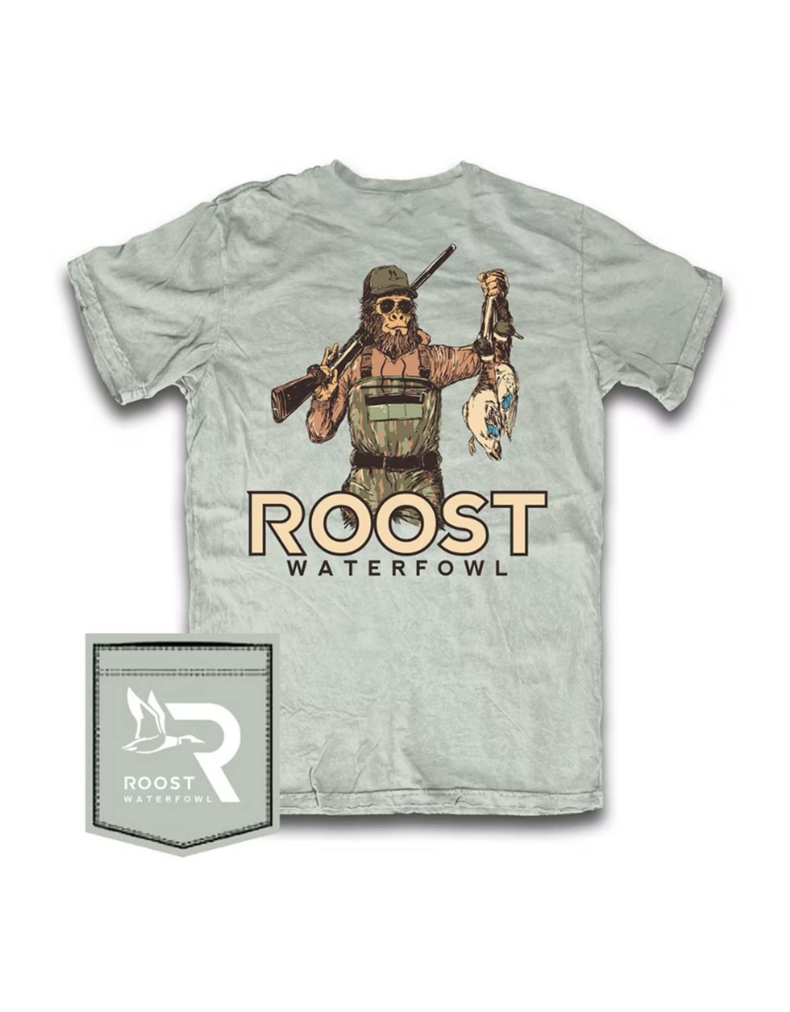 Fieldstone Roost Sasquatch Hunter SS T-Shirt, Bay