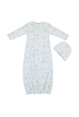 The Beaufort Bonnet Company Adorable Everyday Set - Sir Propers Sweet Arrival, Blue  0-3m