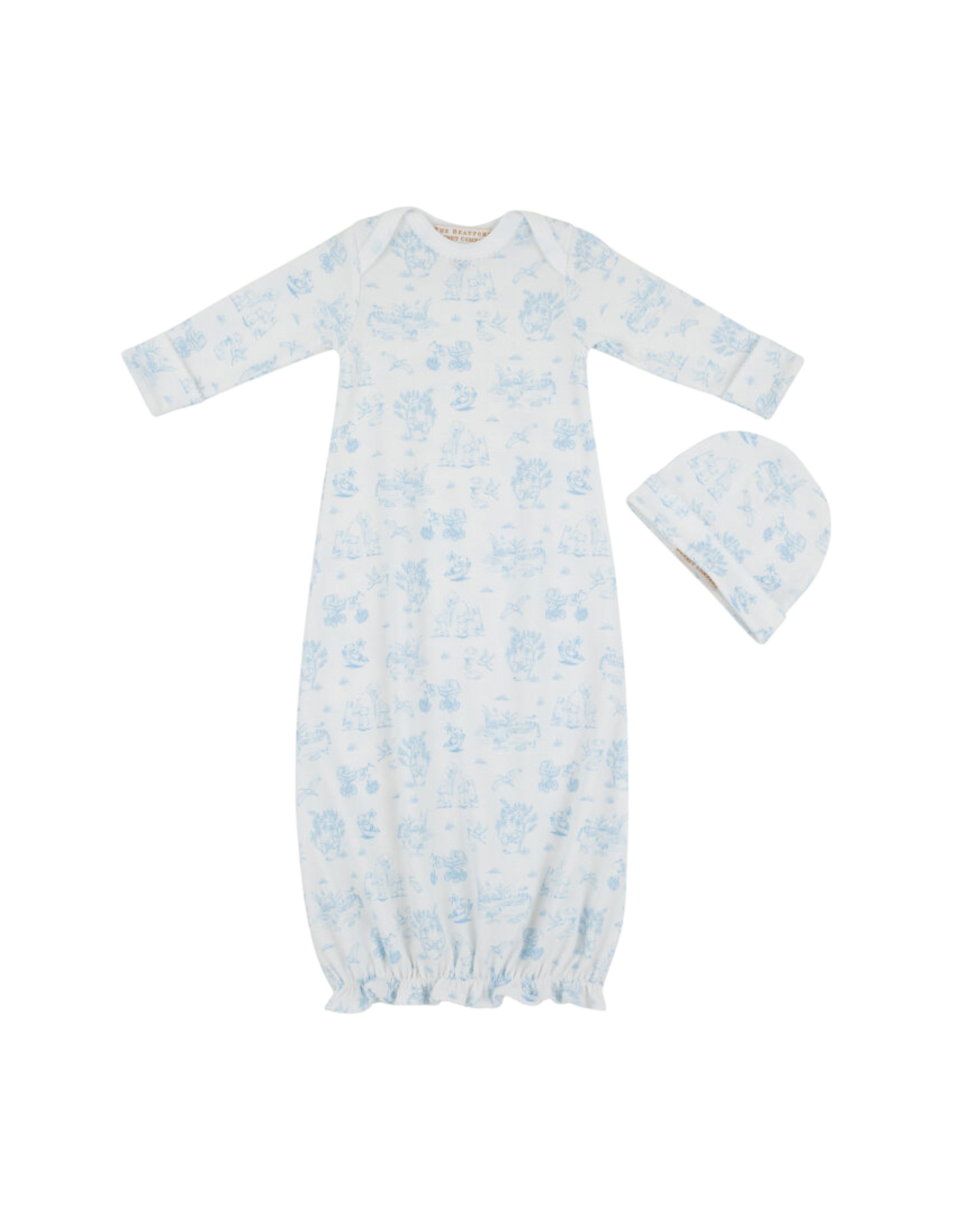 The Beaufort Bonnet Company Adorable Everyday Set - Sir Propers Sweet Arrival, Blue  0-3m