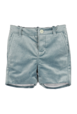 Luli & Me Deluxe Velvet Boy Shorts, Blue