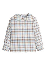 Little English Peter Pan Shirt - Clarkson Plaid