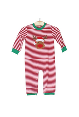 Millie Jay Reindeer Applique Boys Romper