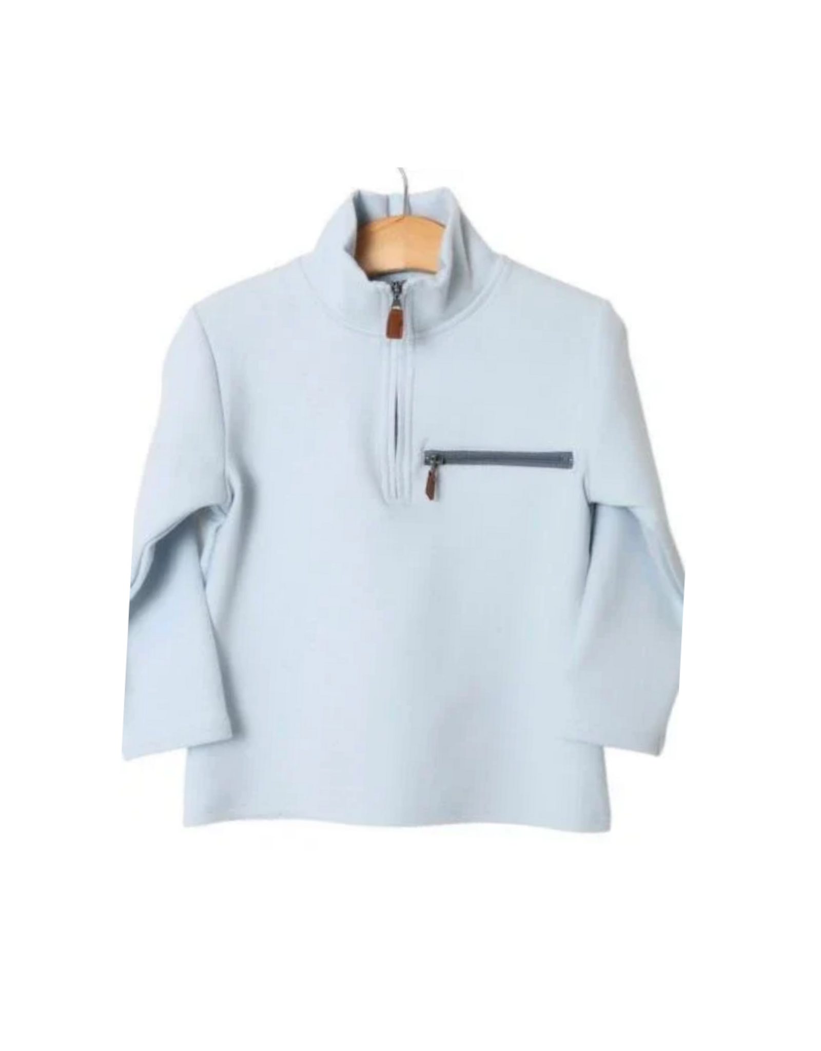 Millie Jay Kingston 1/4 Zip Pullover, Lt Blue