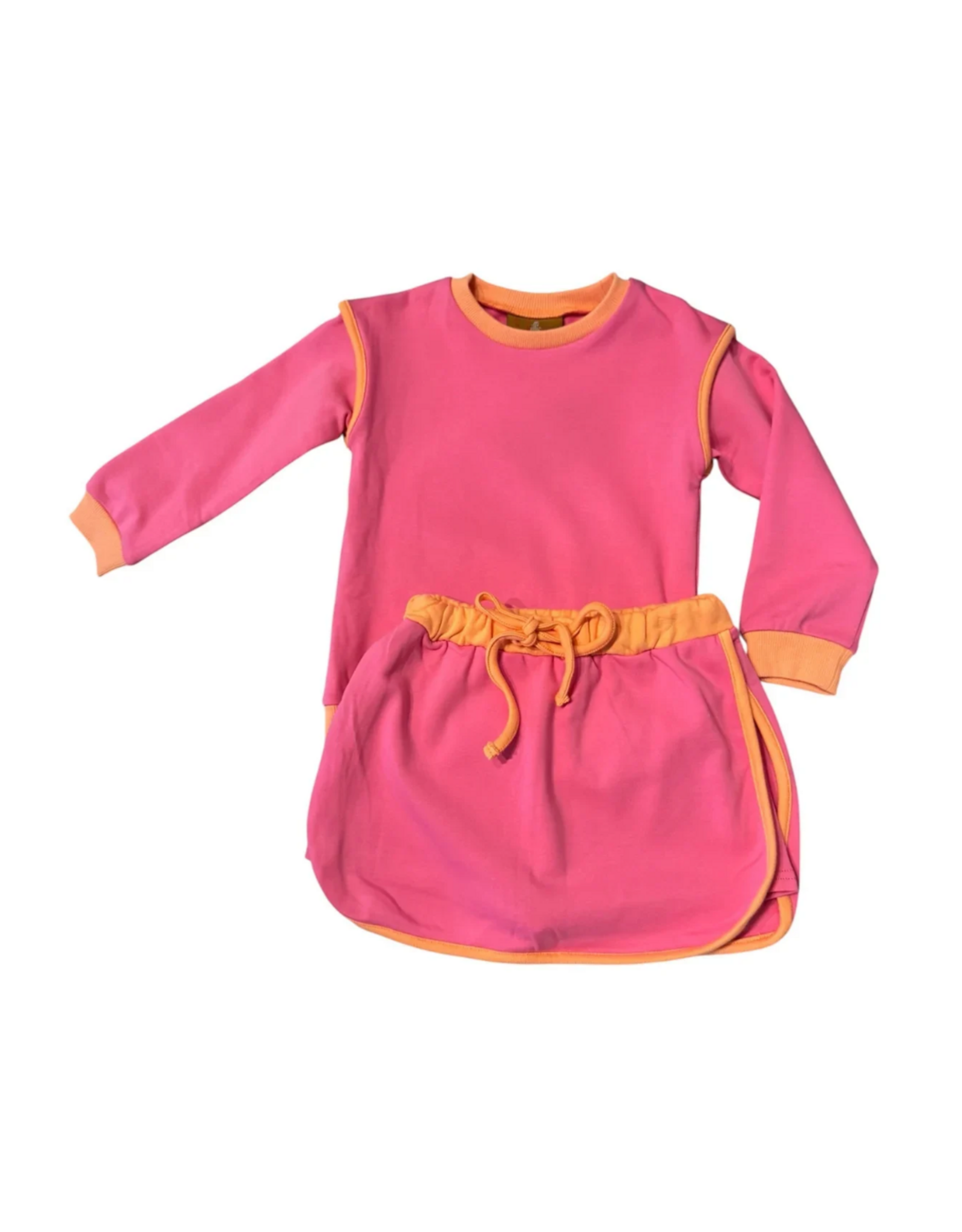 Millie Jay Josie Skort Set, Pink & Orange