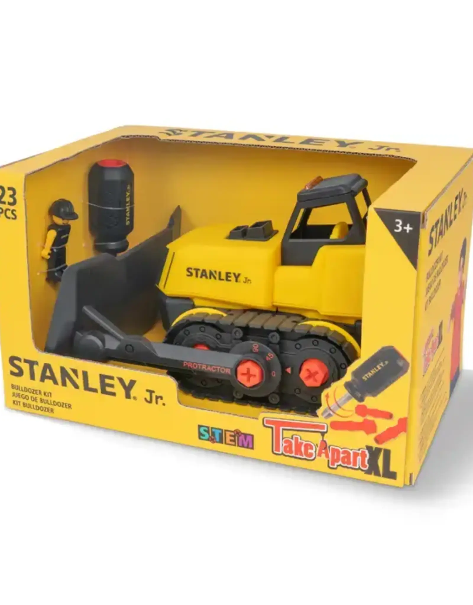 Toysmith Red Toolbox Stanley Jr. Take Apart Xl Bulldozer