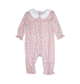 Sage and Lilly Mauve Floral Peter Pan Long Bubble