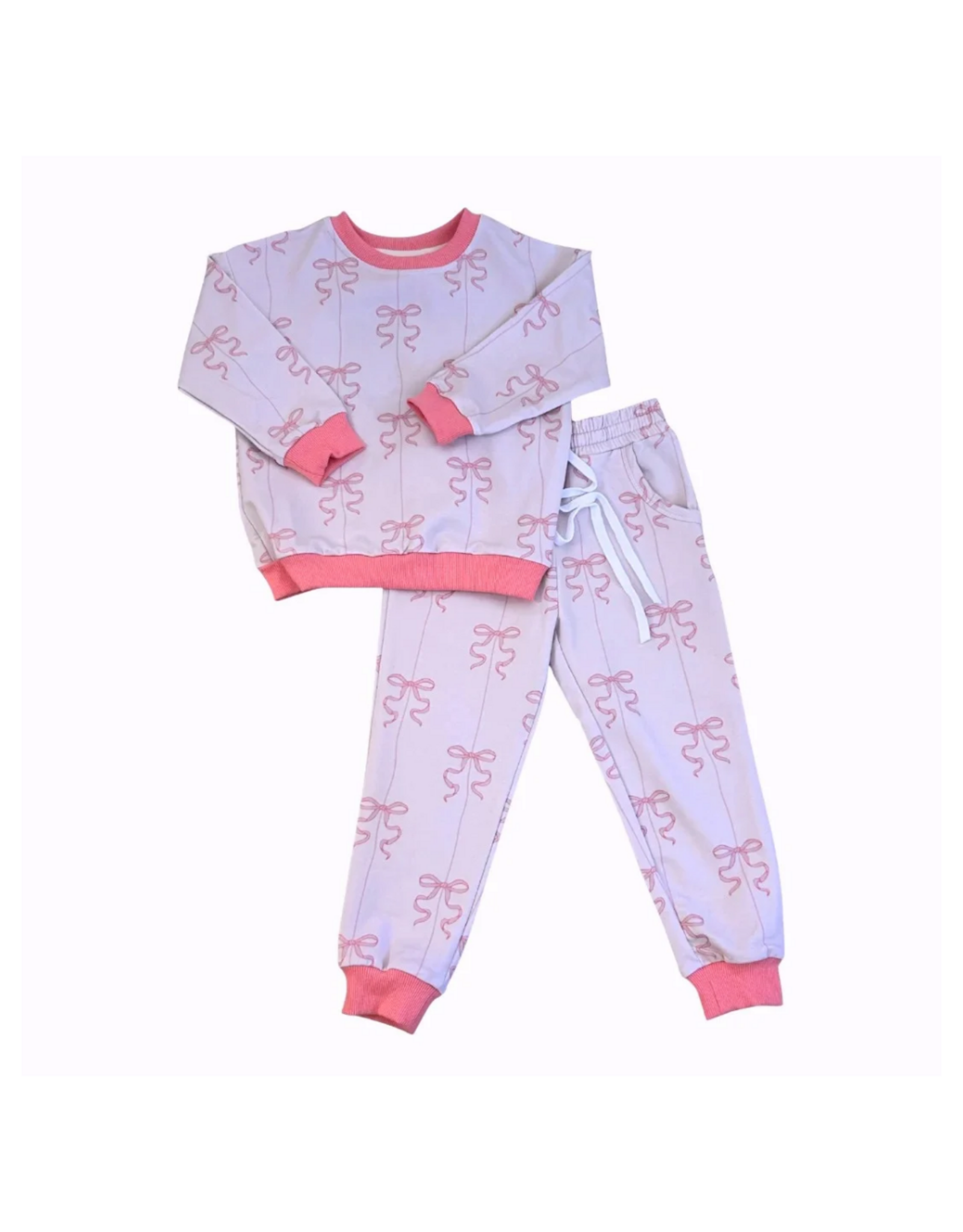 Sage and Lilly Bow Jogger Set
