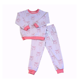 Sage and Lilly Bow Jogger Set