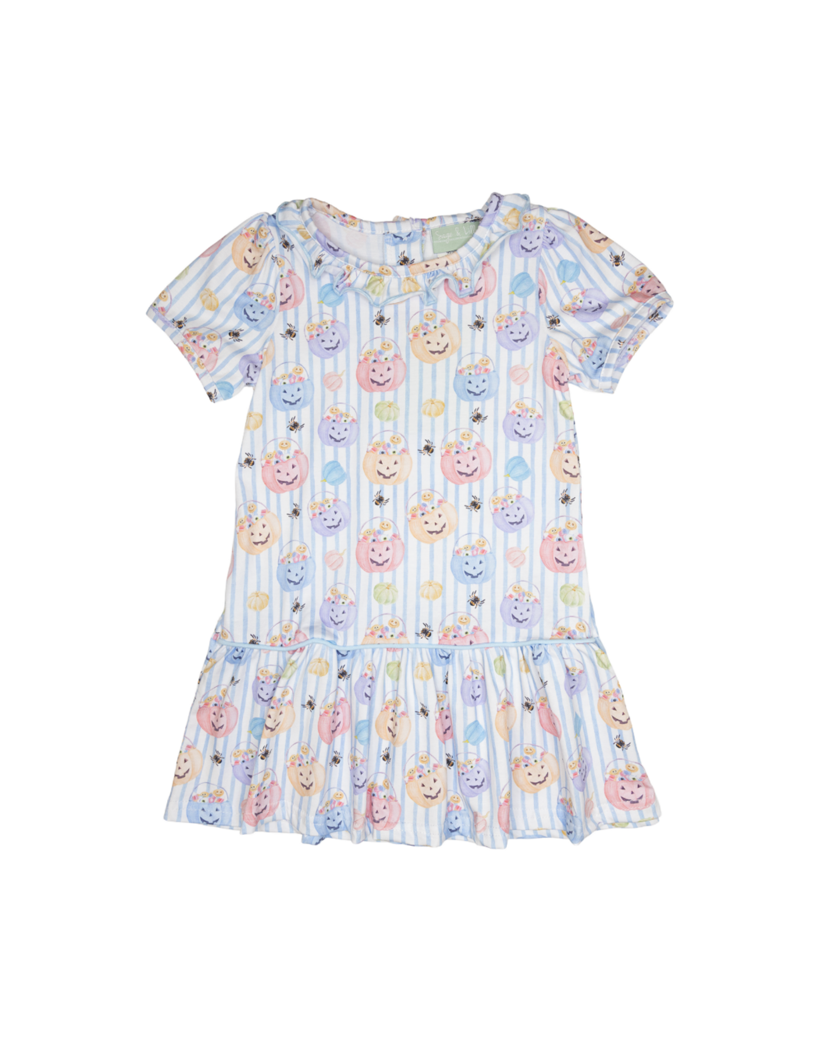 Sage and Lilly Halloween Drop Waist Dress