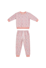 Sage and Lilly Mauve Floral Jogger Set