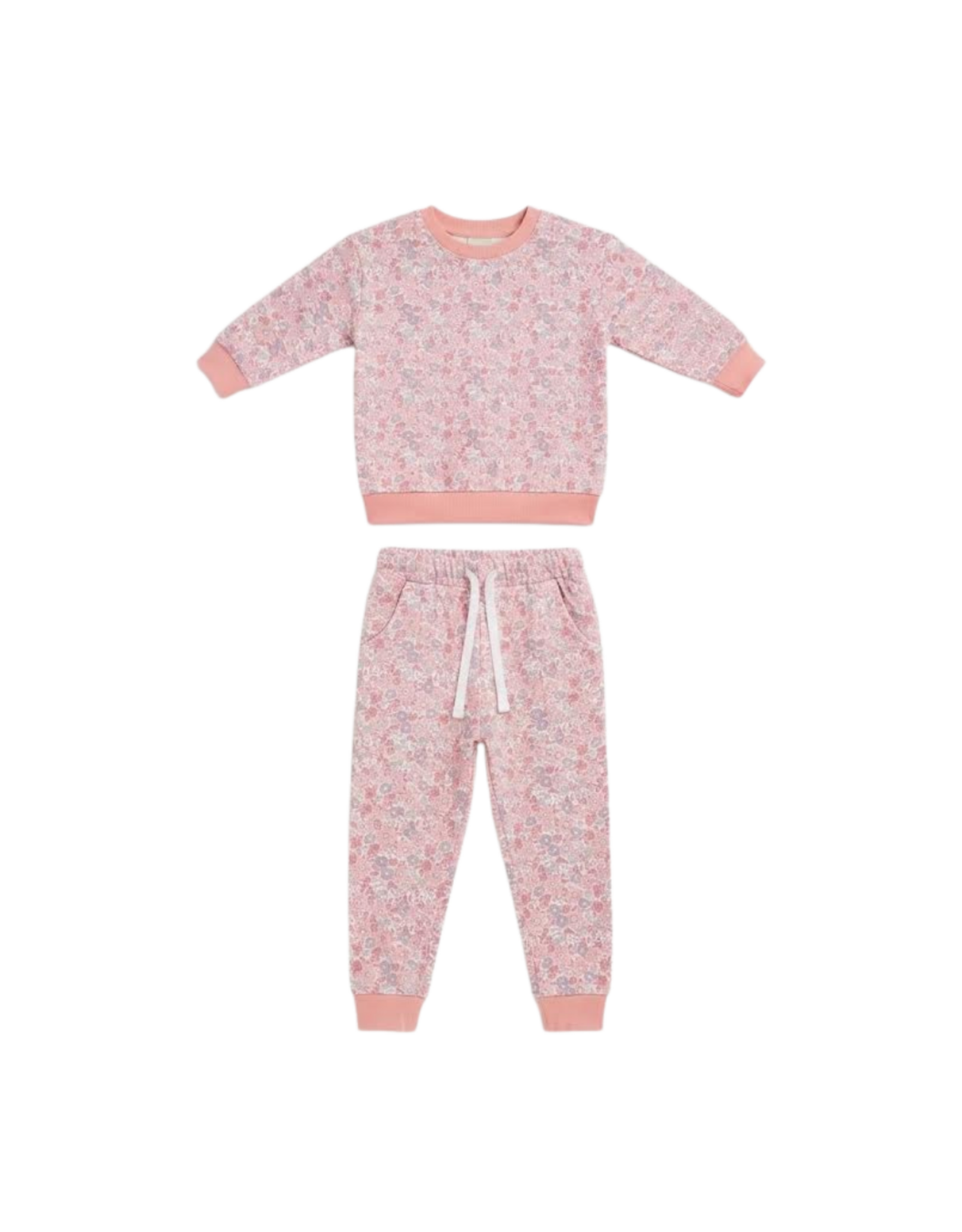 Sage and Lilly Mauve Floral Jogger Set