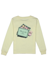 Properly Tied Girls Macarons LS Light Yellow