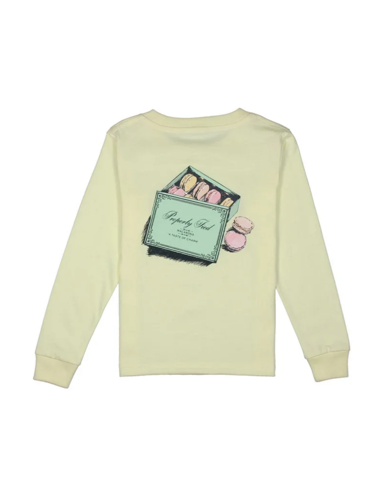 Properly Tied Girls Macarons LS Light Yellow