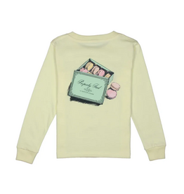 Properly Tied Girls Macarons LS Light Yellow