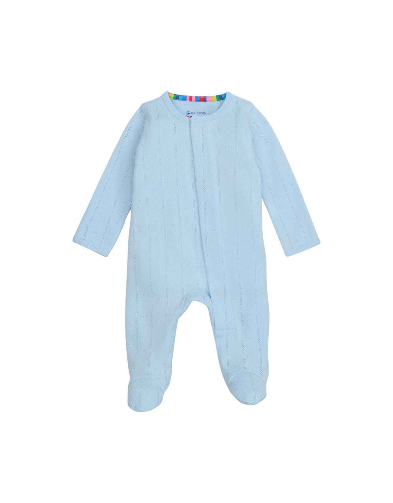 Magnetic Me Love Lines Blue Pointelle Magnetic Footie
