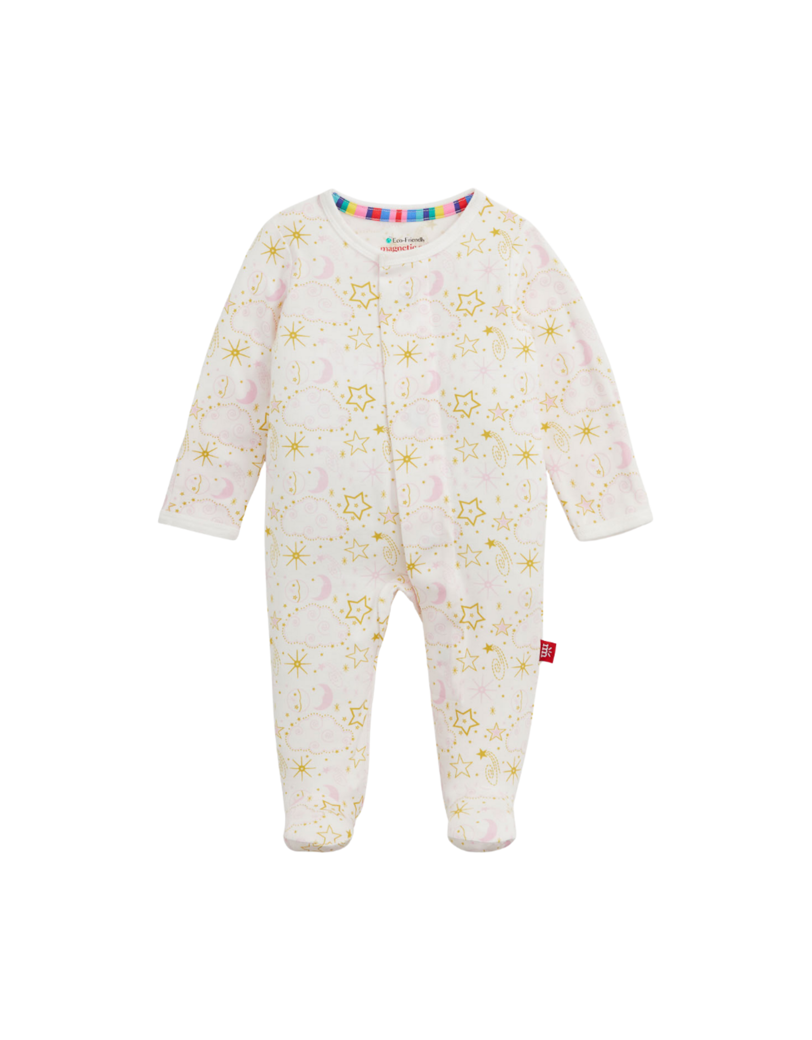 Magnetic Me Star Signs Pink Modal Footie