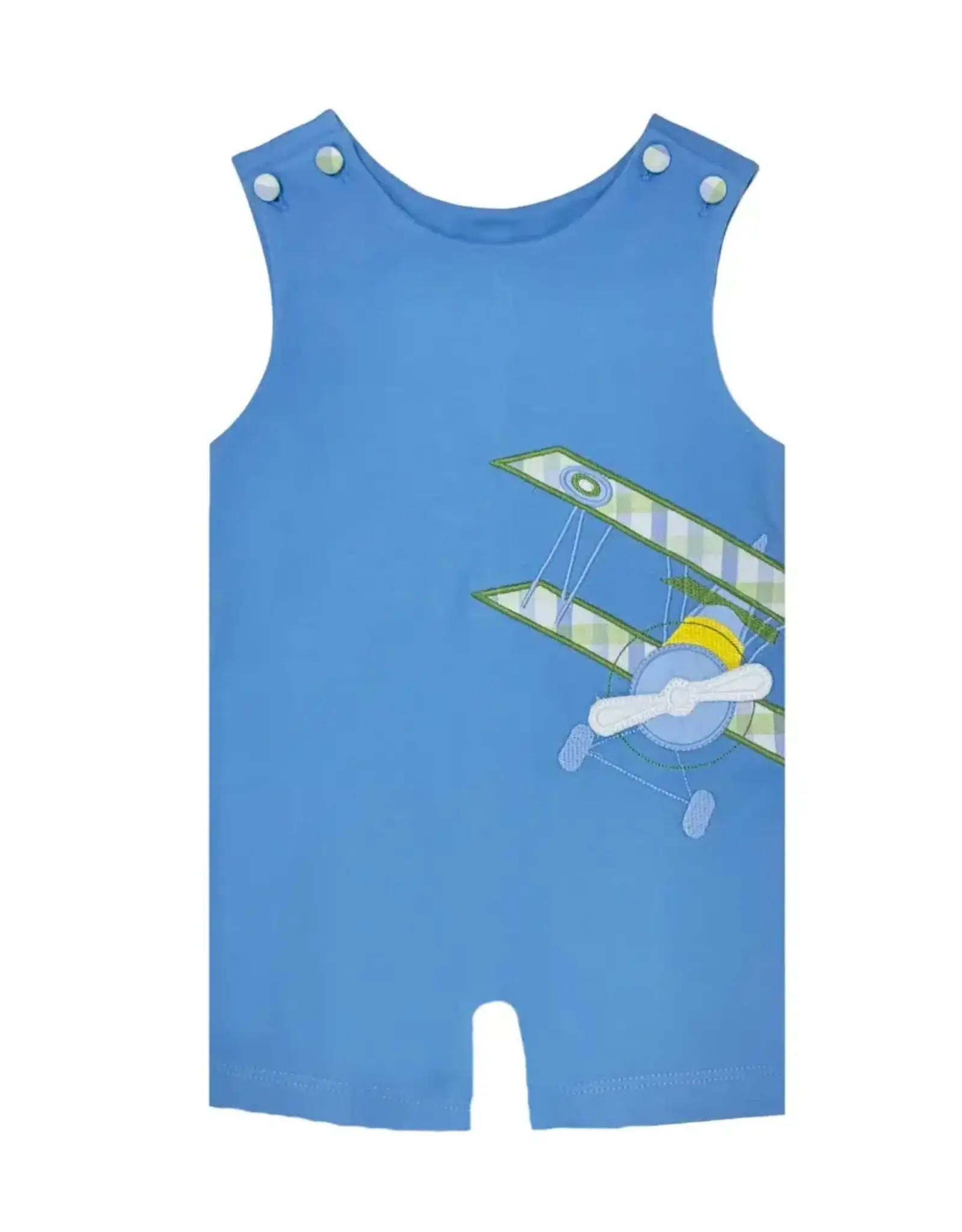 Zuccini Ashton Airplane Shortall, Periwinkle Knit