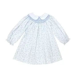 Zuccini Billie Bishop Dress, Blue Blossom
