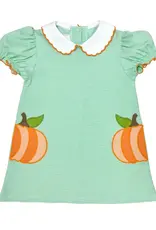 Zuccini Kendall Collar Dress, Pumpkin Covington Green Knit