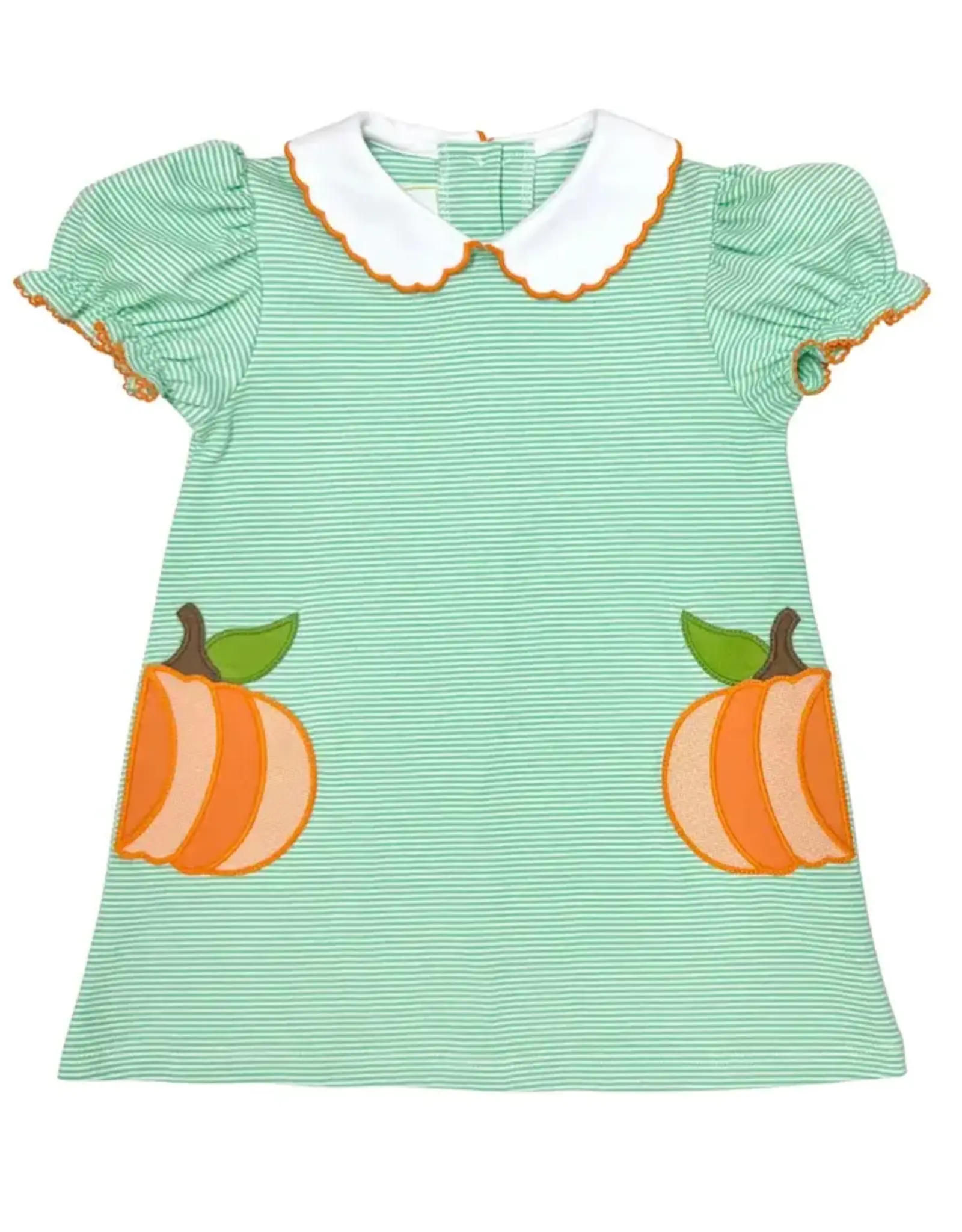 Zuccini Kendall Collar Dress, Pumpkin Covington Green Knit