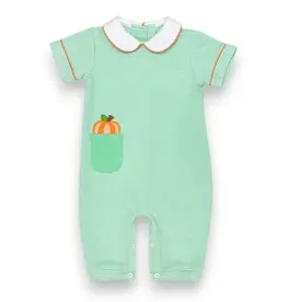 Zuccini Oliver Bubble, Pumpkin Covington Green Knit
