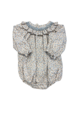 Zuccini Scarlett Bubble, Dusty Blue Floral Print