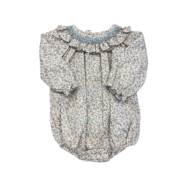 Zuccini Scarlett Bubble, Dusty Blue Floral Print