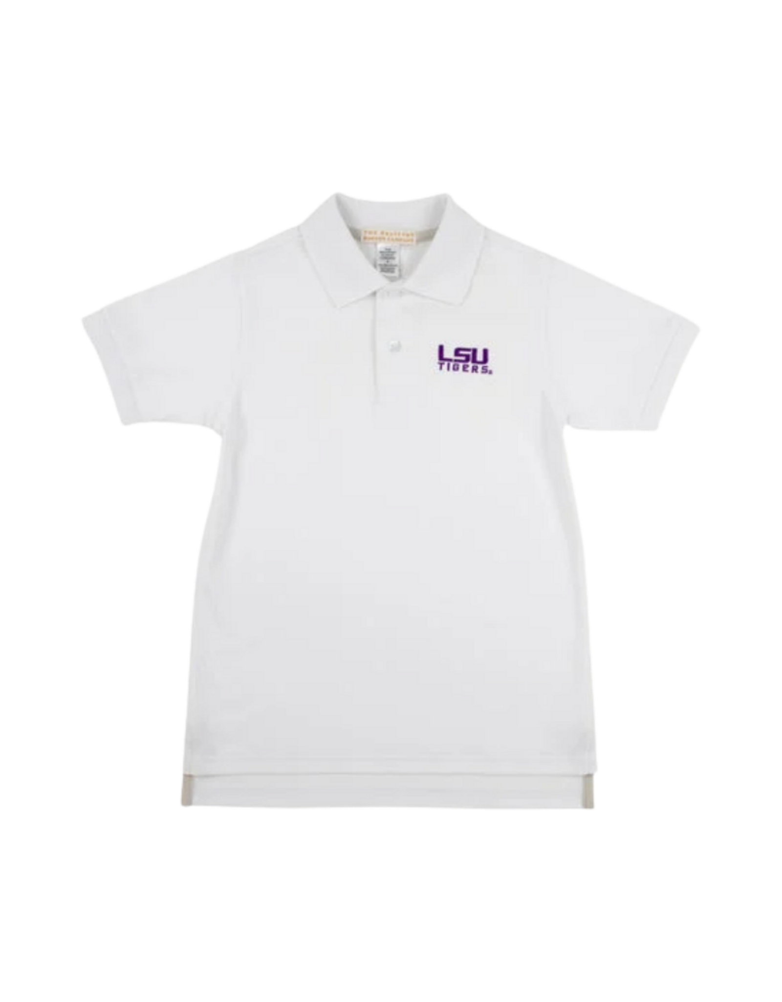 The Beaufort Bonnet Company Prim and Proper SS Polo, Worth Ave White LSU