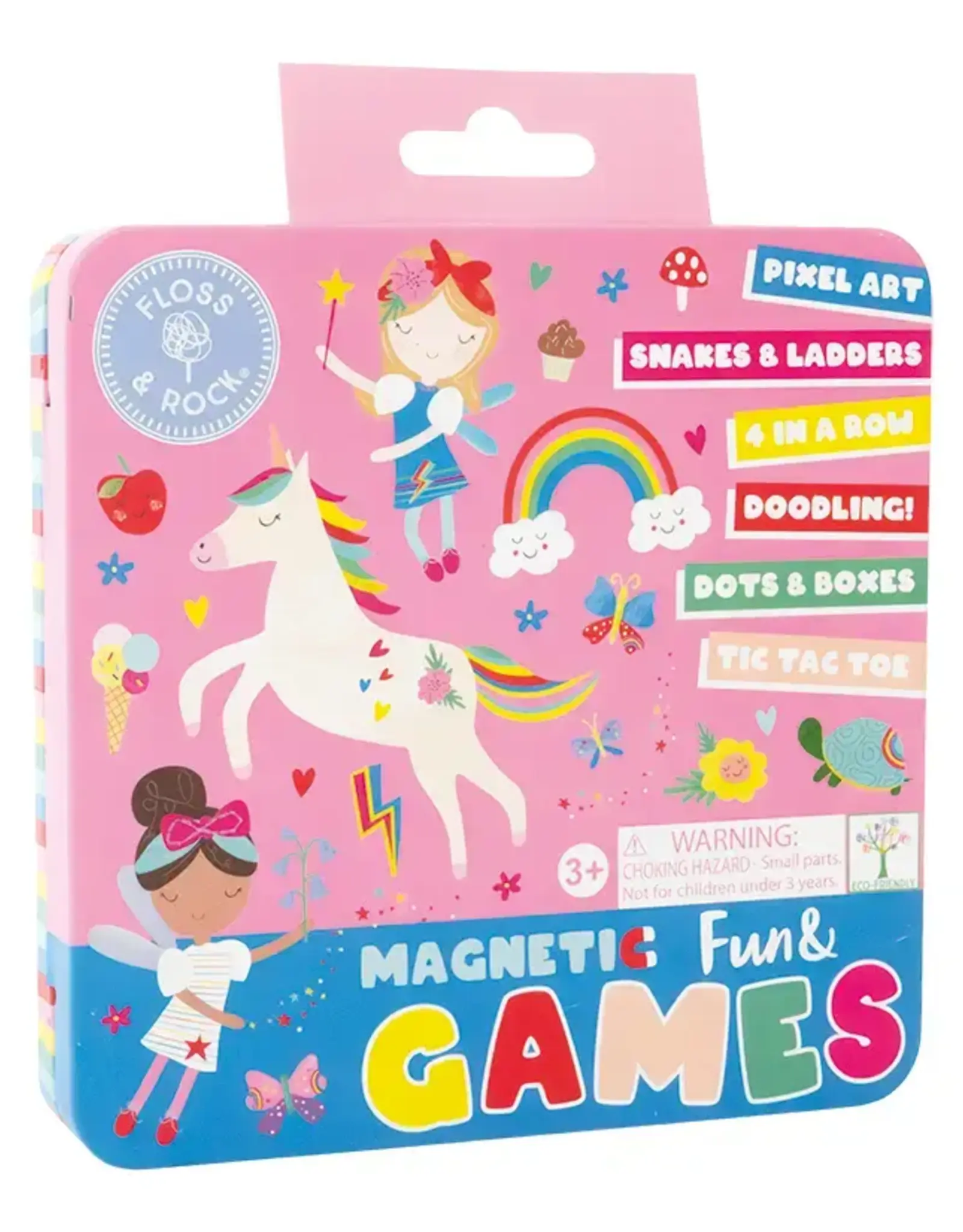 Floss & Rock Magnetic Fun Games Tin Rainbow Fairy