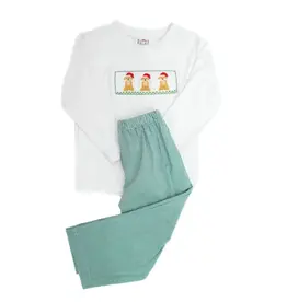 Ruth and Ralph Beau T-Shirt Set, Santa Dogs