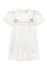 LullabySet Hope Chest Dress, Blessings White Batiste, Wreaths