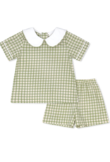 LullabySet Sibley Short Set, Pinecrest Plaid
