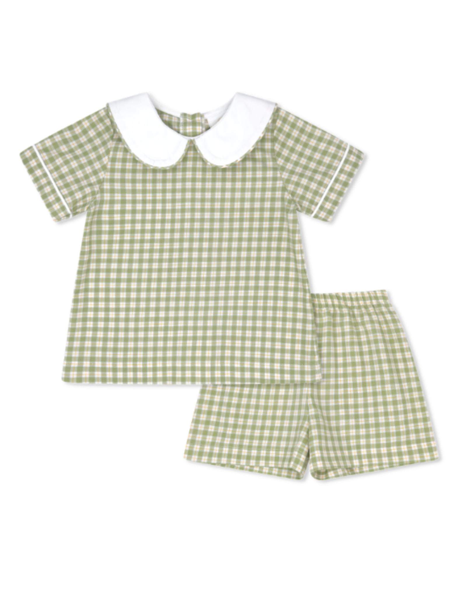LullabySet Sibley Short Set, Pinecrest Plaid