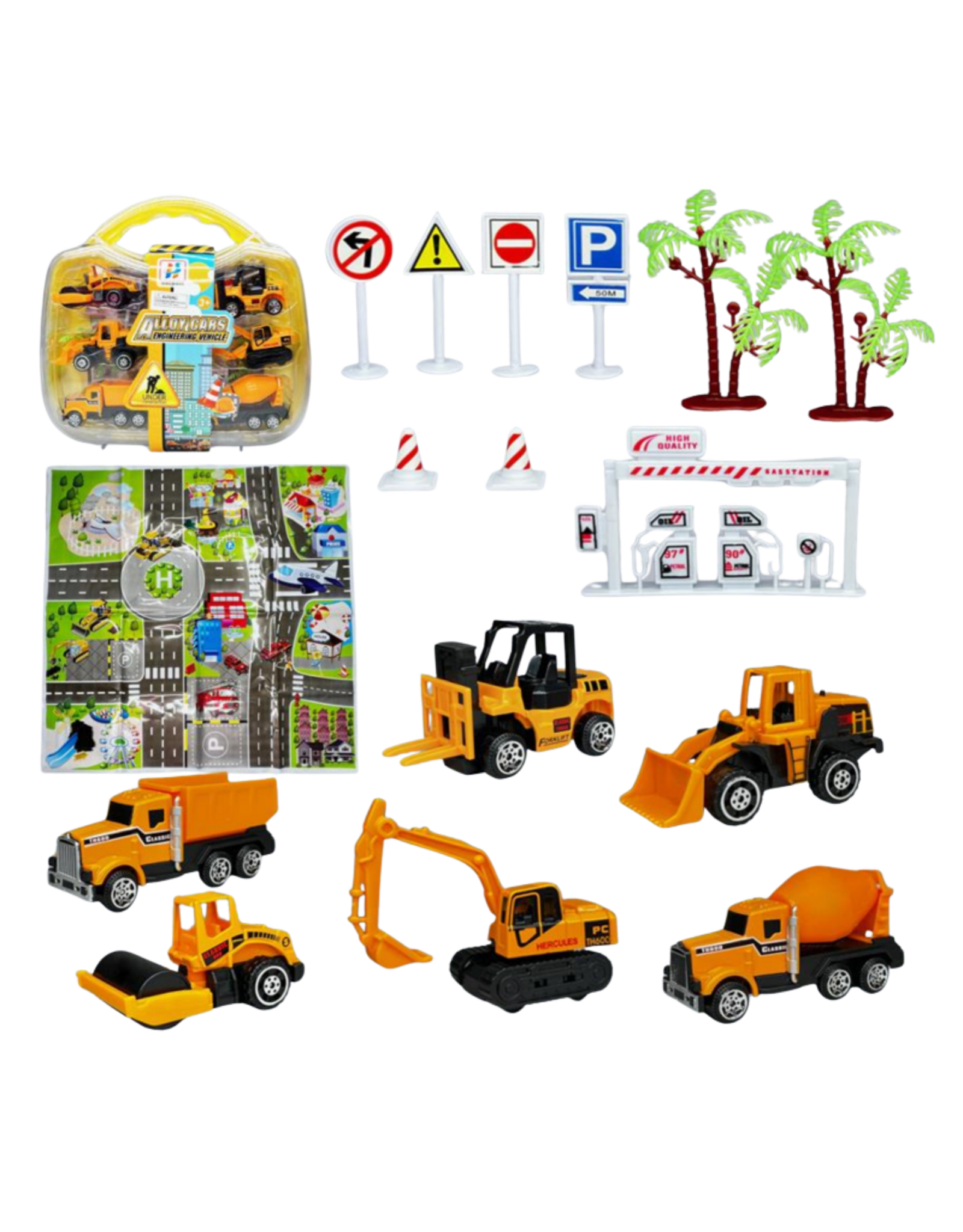 Jeannie's Enterprises Vehicle Alloy Construction 17pc Multi Pack
