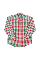 The Beaufort Bonnet Company Deans List Dress Shirt, Richmond Red/ Kiawah Kelly