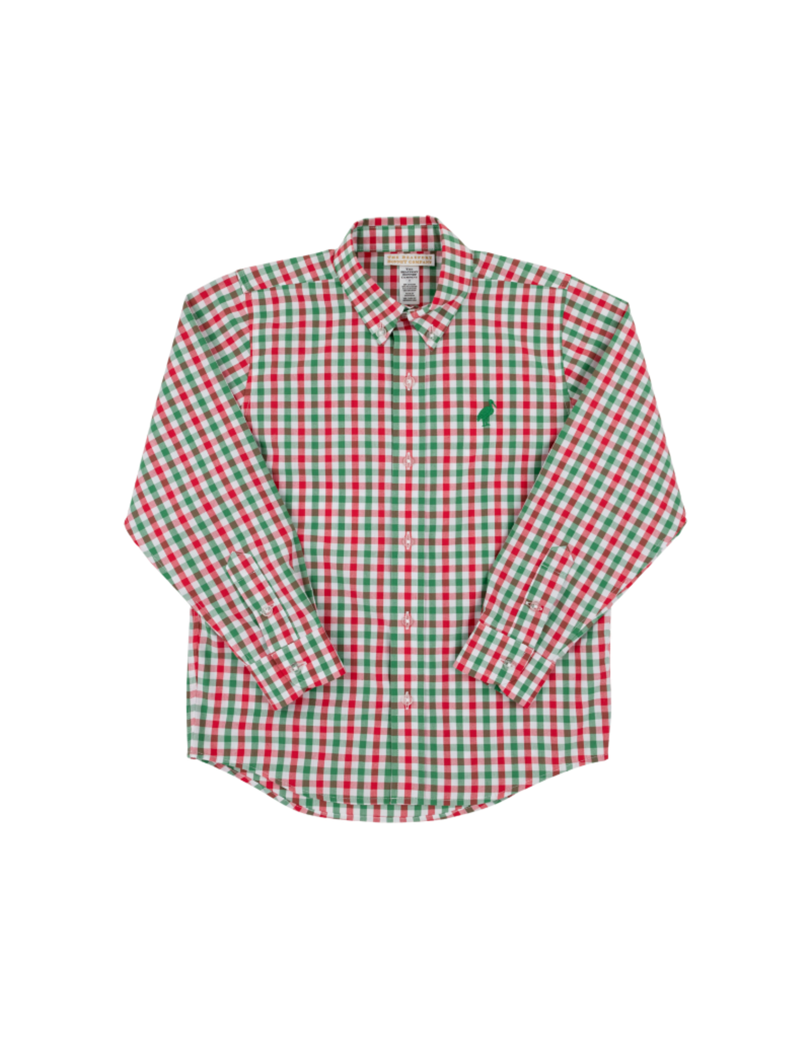 The Beaufort Bonnet Company Deans List Dress Shirt, Richmond Red/ Kiawah Kelly