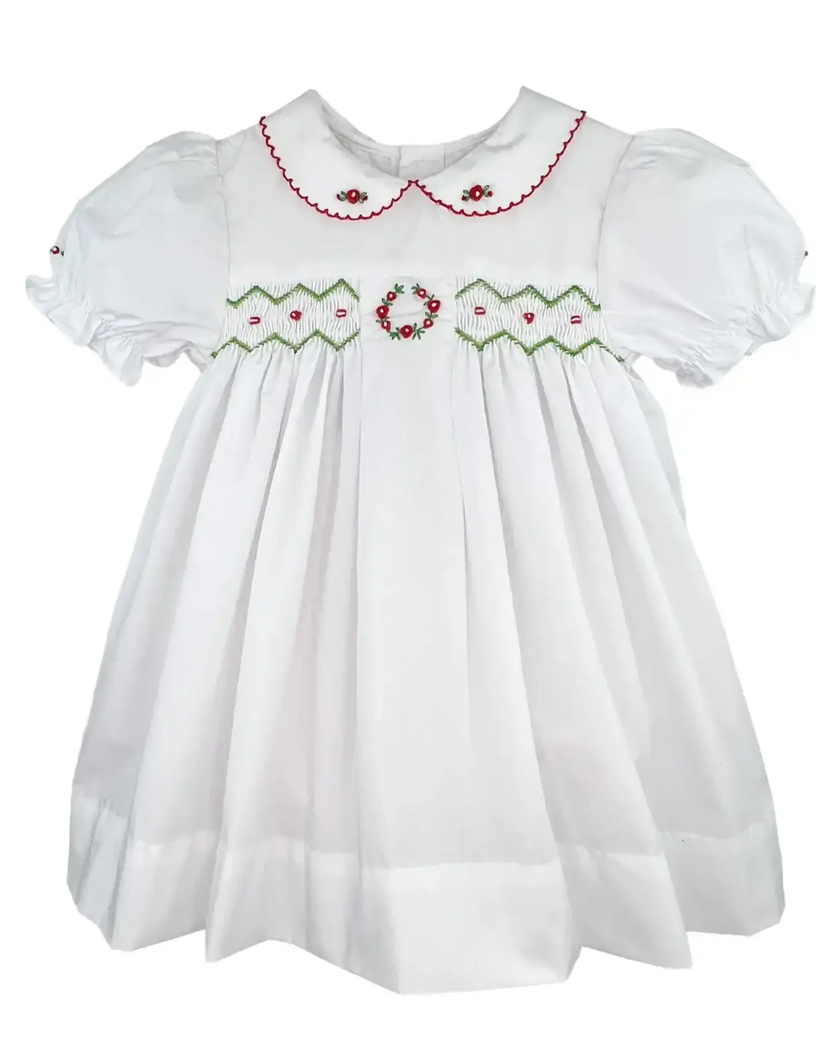Petit Ami White Christmas Dress