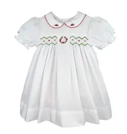 Petit Ami White Christmas Dress
